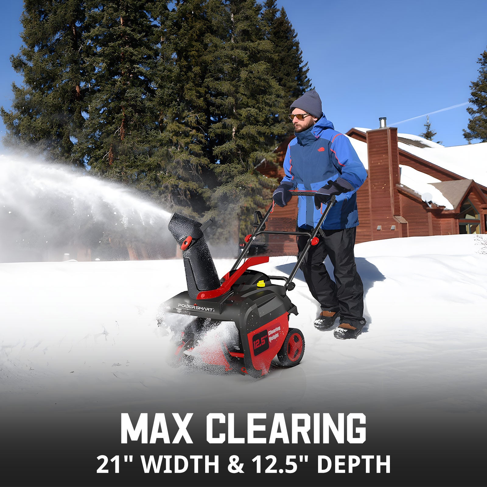21'' 212cc Single Stage Gas Snow Blower DB7006B(old)