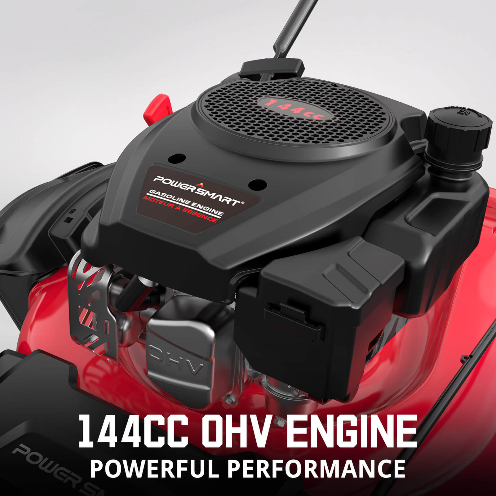 21'' 144cc Gas Push 2-in-1 Lawn Mower V8721C-M