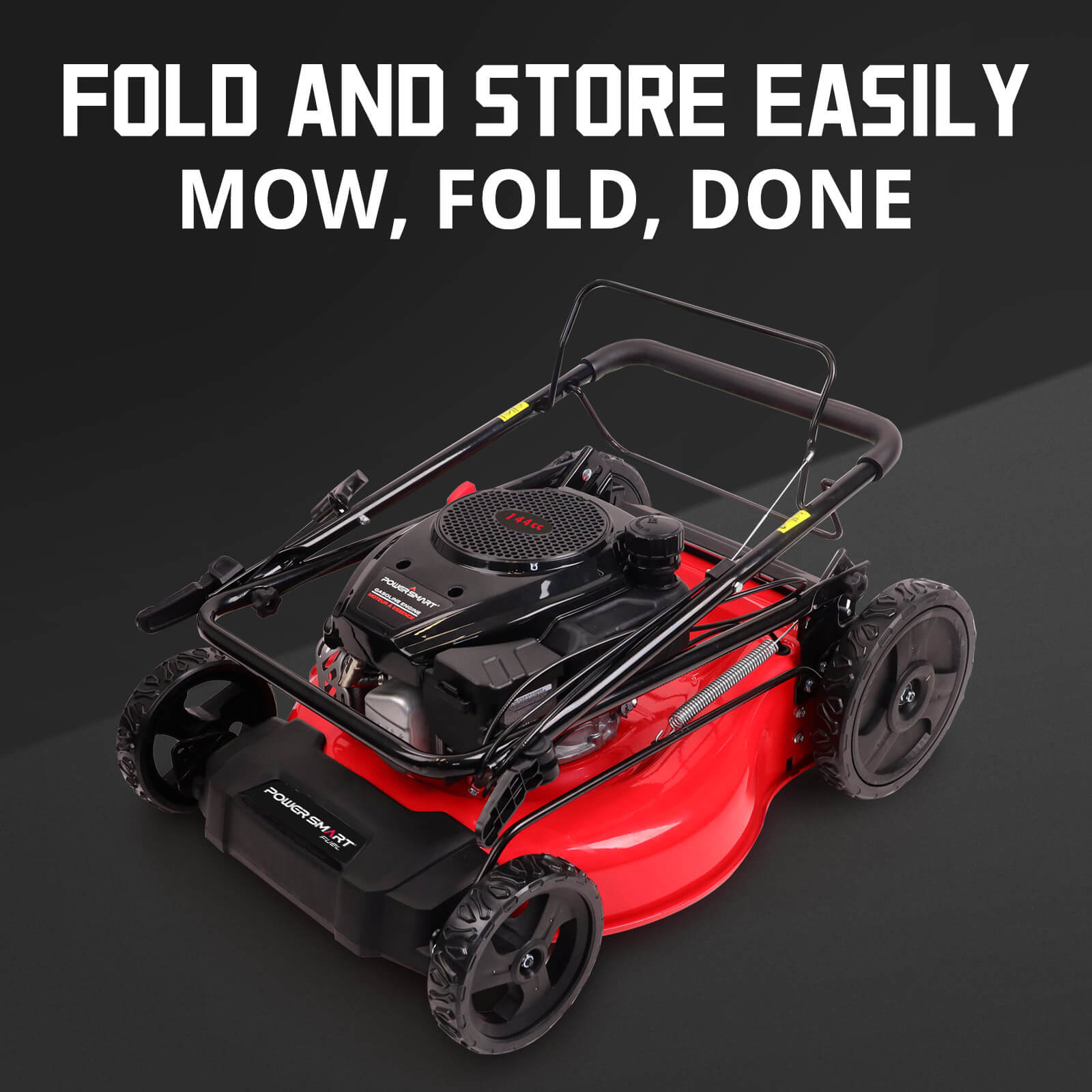 21'' 144cc Gas Push 2-in-1 Lawn Mower V8721C-M