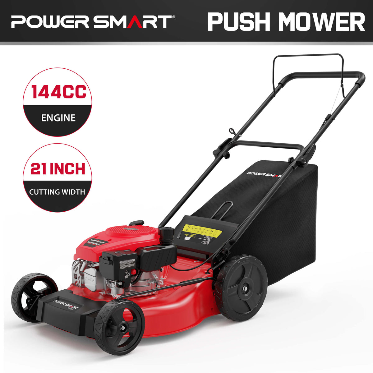 Lawn Mowers: Push & Self-Propelled Models
