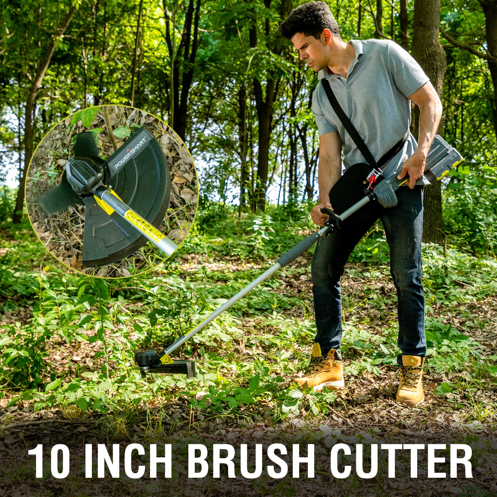 40V 13" Cordless Brush Cutter w/ Battery & Charger DB2501