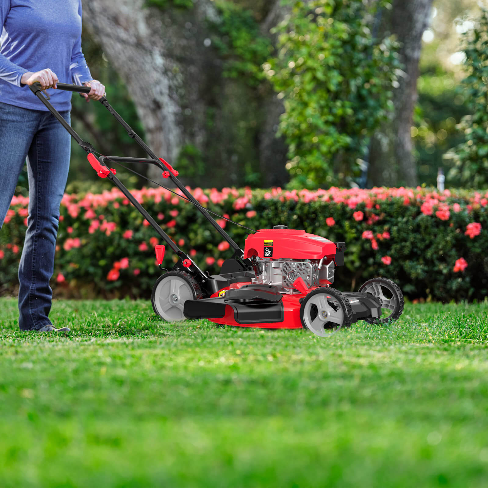21'' 144cc Gas Push 2-in-1 Lawn Mower DB8621C