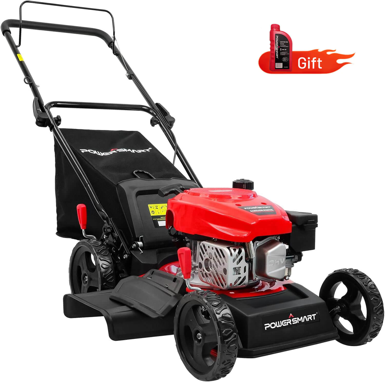 17" 144cc Gas Push 3-in-1 Lawn Mower DV8618P