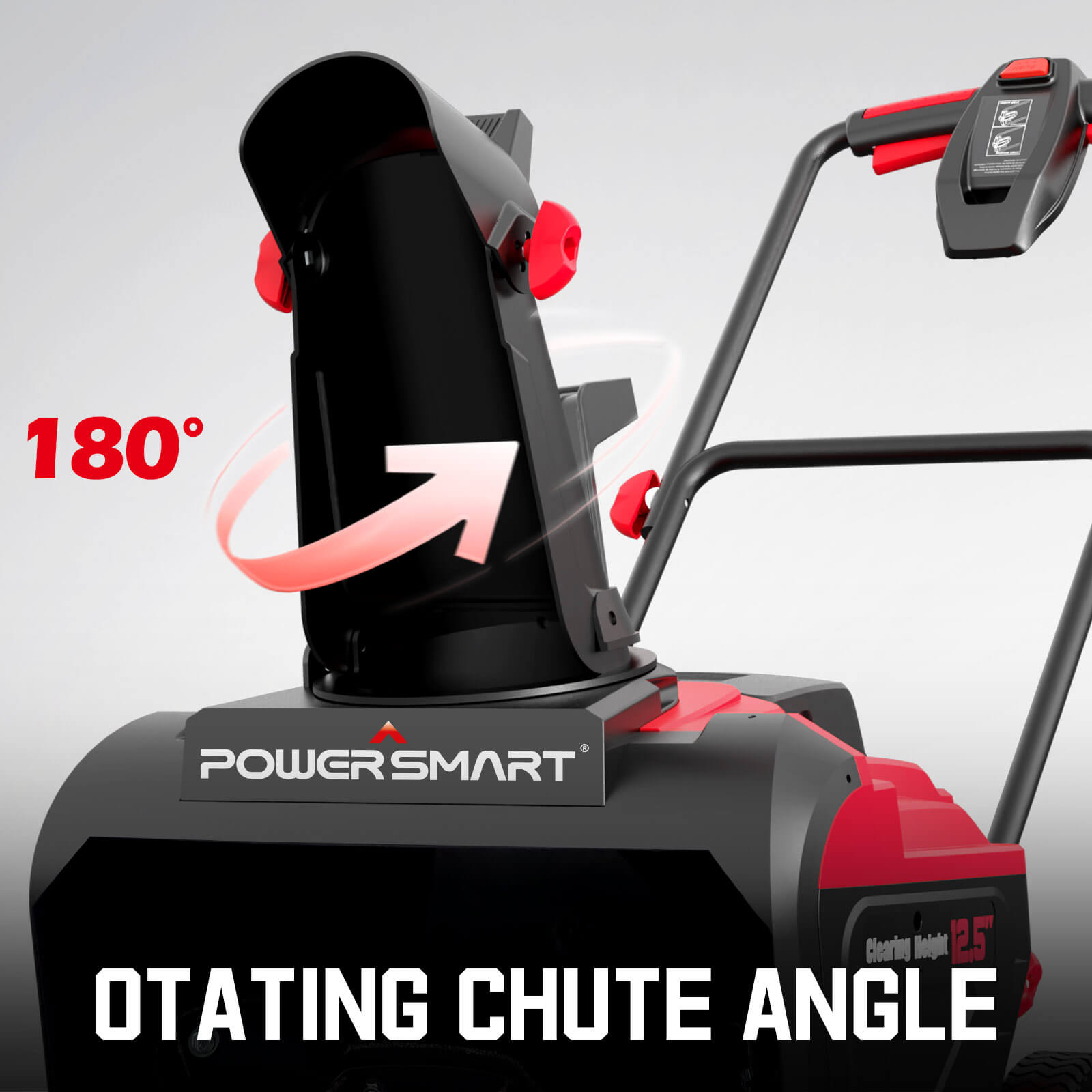 80V 21'' Single Stage Cordless Snow Blower w/ Battery and Charger HB2802A