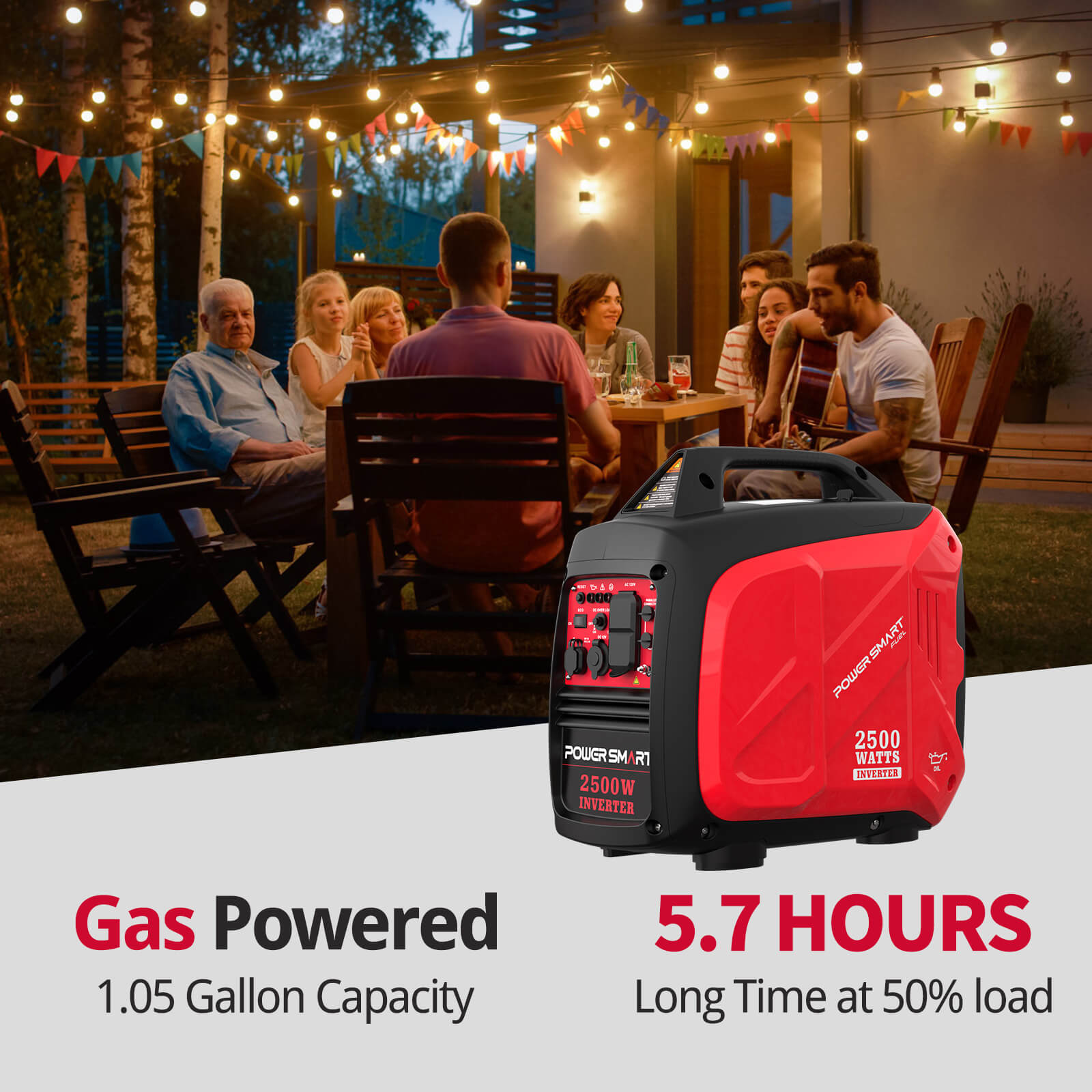 2500W Inverter Gas Generator HB5020