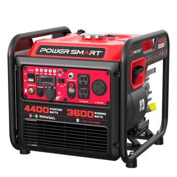 4400W Open Frame Dual Fuel Inverter Generator w/ CO Alert MB5040DC