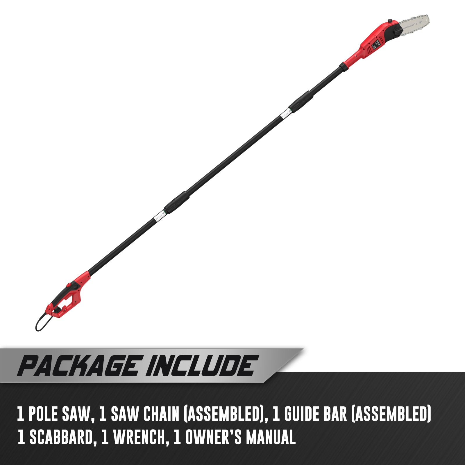 6Amp 8" Telescoping Electric Pole Saw PS6108