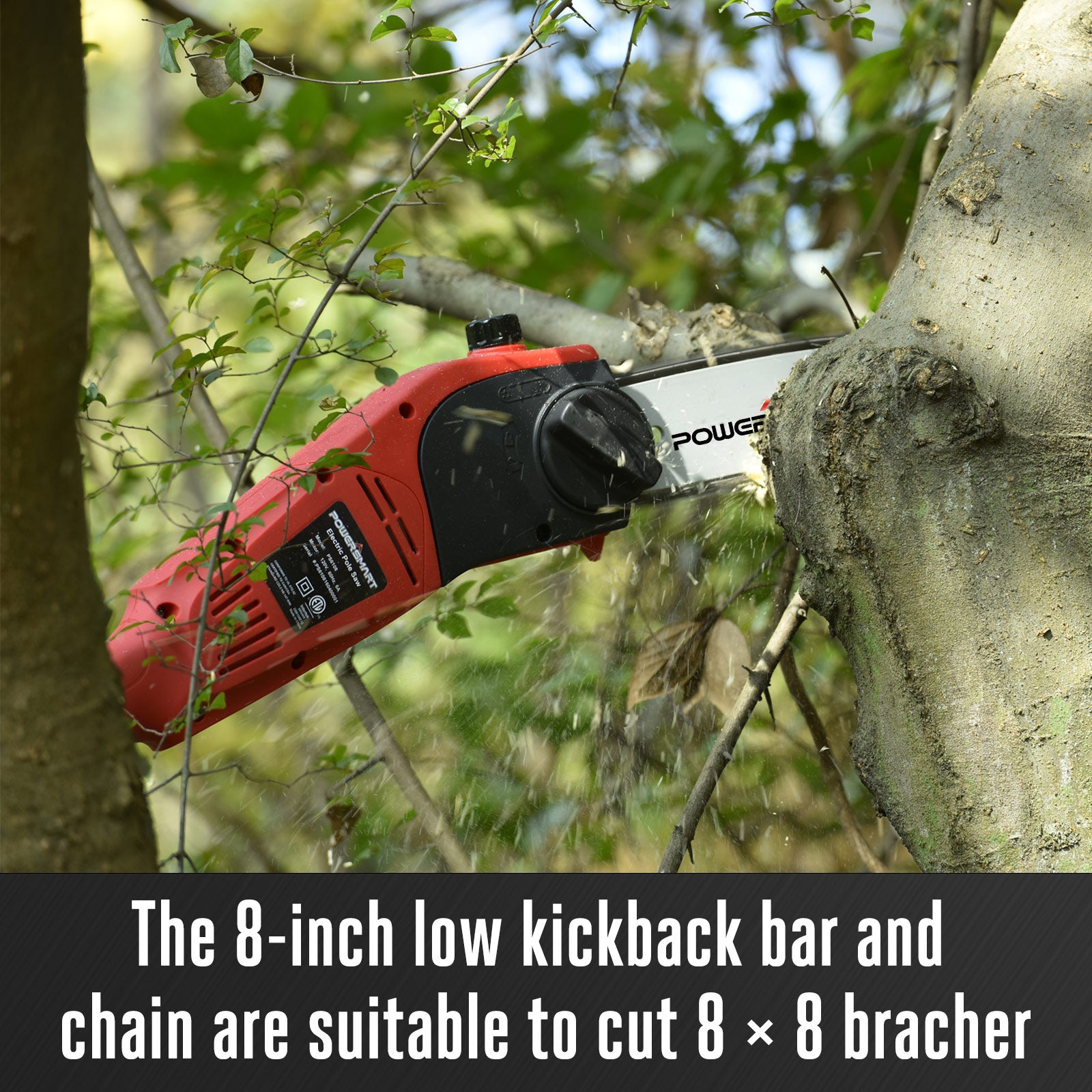 Electric Extendable Tree Branch Chain Pole Saw Cutter