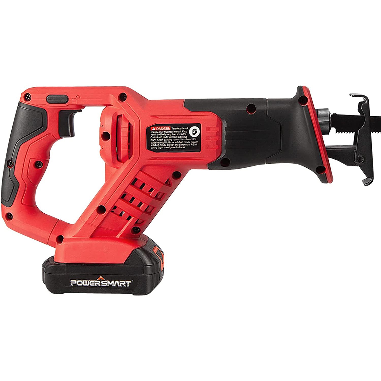 PowerSmart Cordless Reciprocating Saw for Wood Metal PVC Cutting