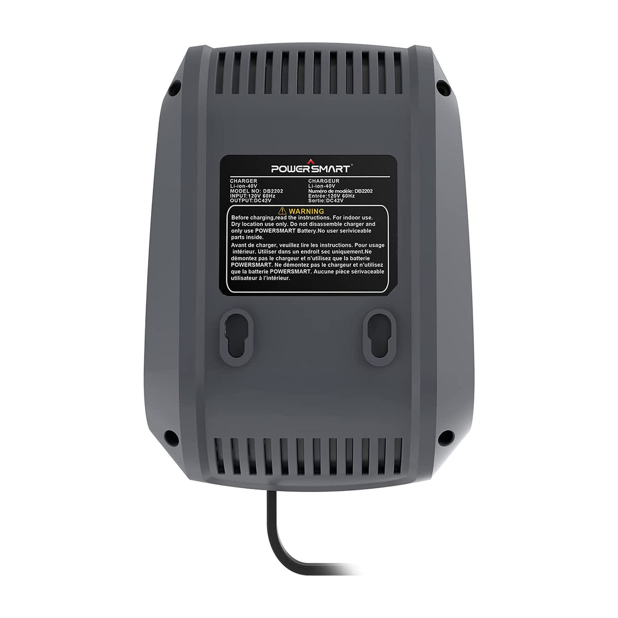 40V 4A Lithium Battery Charger, 40V DC Platform, Replacement Battery C