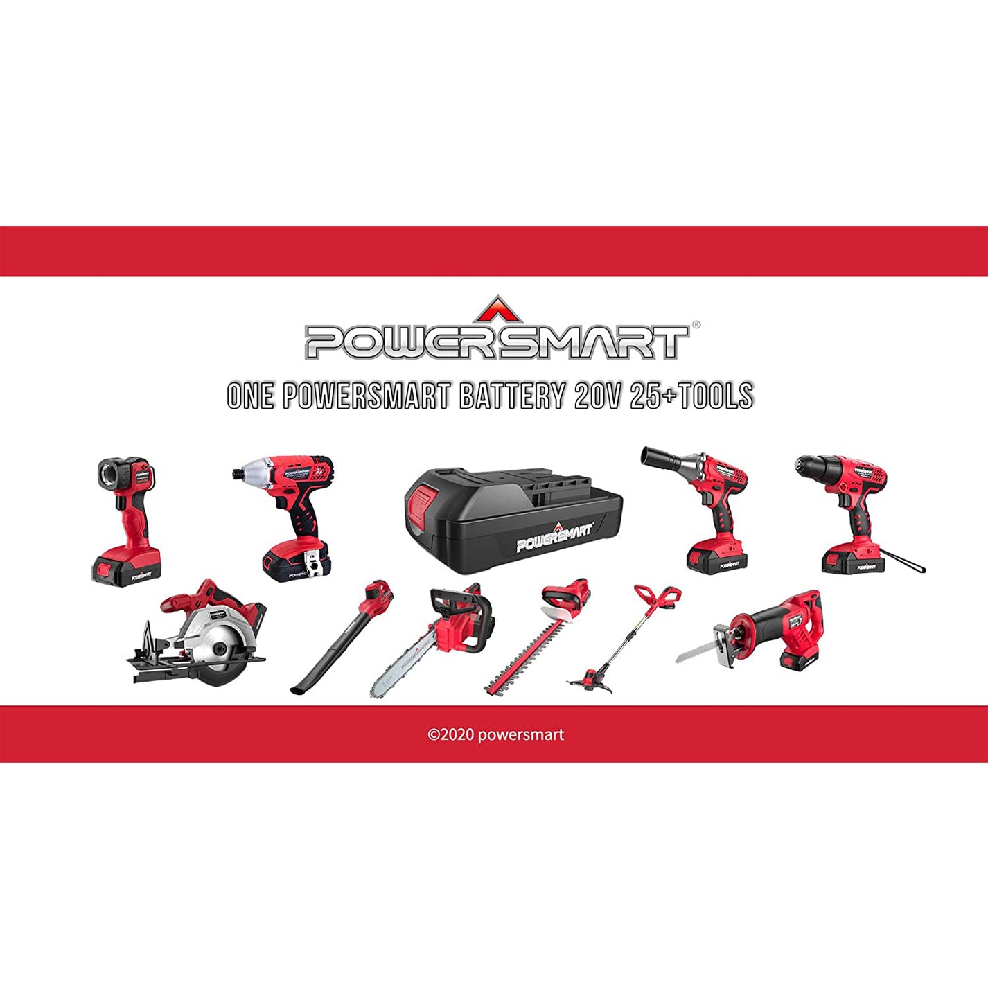 20V Lithium Battery Charger Fit All 20V Battery Tools of PowerSmart F