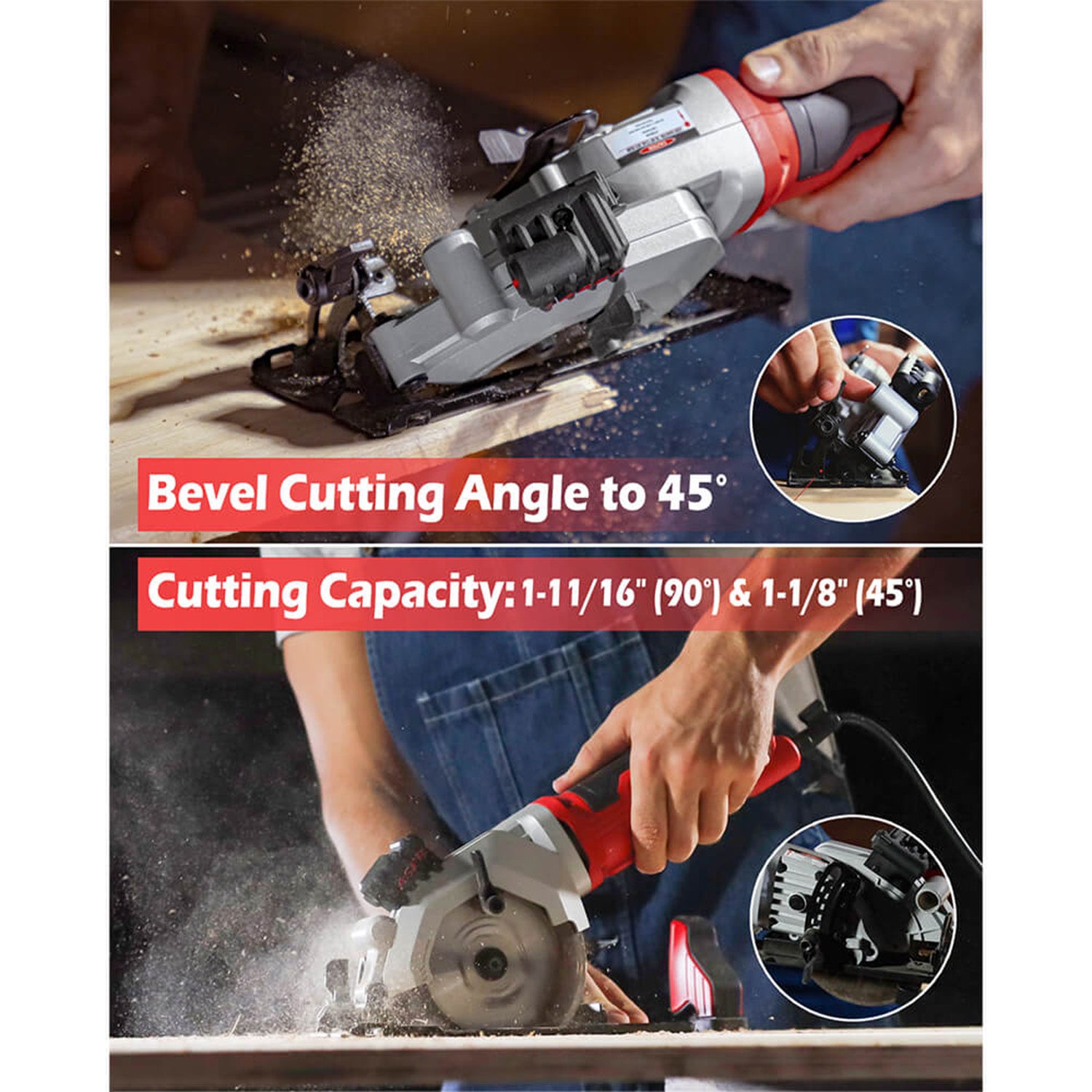 Powersmart compact circular online saw