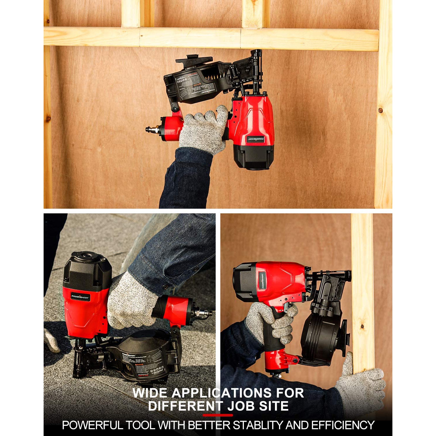 Roofing Nailer with 240 PCS Nails PS6110